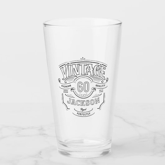 Gepersonaliseerde elke leeftijd  tot in de perfect glas (Voorkant)