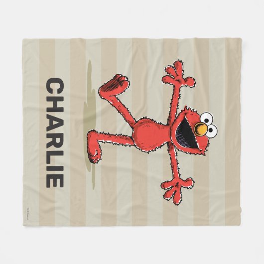 Gepersonaliseerde  Elmo Fleece Deken (Voorkant (Horizontaal))