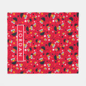 Gepersonaliseerde Elmo | Zo Gekke sterrenbeeld Fleece Deken (Voorkant (Horizontaal))