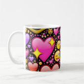 Gepersonaliseerde EMOJI LIEFDE Kinder Mokken Named (Links)