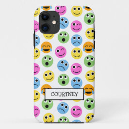 Gepersonaliseerde Emojis wordt geconfronteerd met Case-Mate iPhone Case