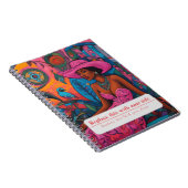 Gepersonaliseerde Empowered Woman - Roze Notitieboek (Rechterzijde)