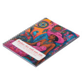 Gepersonaliseerde Empowered Woman - Roze Notitieboek (Linkerzijde)