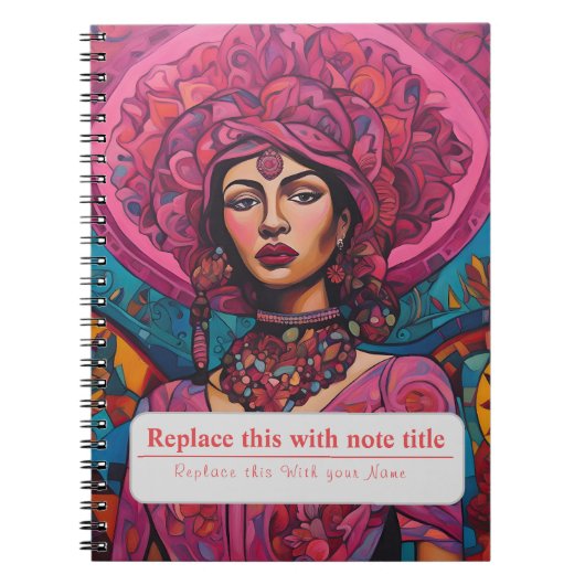 Gepersonaliseerde Empowered Women Notitieboek (Voorkant)