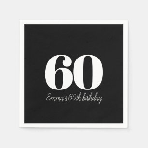 Gepersonaliseerde en verfijnde verjaardag servet