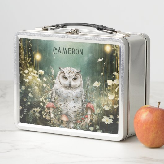 Gepersonaliseerde Enchanted Forest Uil (In situ)