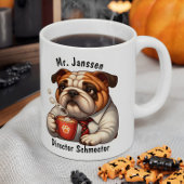Gepersonaliseerde Engels Bulldog Coffee Mok Fun Gi
