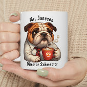 Gepersonaliseerde Engels Bulldog Coffee Mok Fun Gi