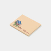 Gepersonaliseerde Engelse bibliotheek van docenten Post-it® Notes (Schuin)