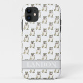 Gepersonaliseerde Engelse Bulldog (Brindle) Case-Mate iPhone Case (Achterkant)