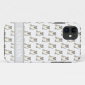 Gepersonaliseerde Engelse Bulldog (Brindle) Case-Mate iPhone Case (Achterkant (horizontaal))