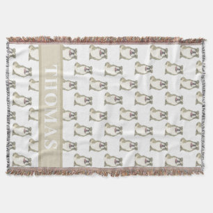 Gepersonaliseerde Engelse Bulldog (Brindle) Deken