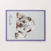 Gepersonaliseerde Engelse Bulldog Legpuzzel (Horizontaal)