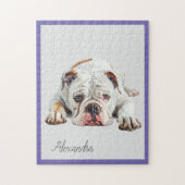Gepersonaliseerde Engelse Bulldog Legpuzzel (Verticaal)