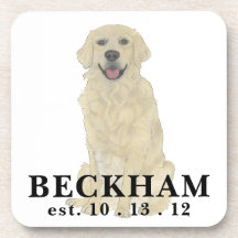Gepersonaliseerde Engelse Golden Retriever Dog