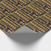 Gepersonaliseerde Engineering Naam Afstuderen Jaar Cadeaupapier (Hoek)