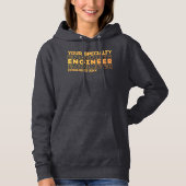 Gepersonaliseerde Engineering Specialty Afstuderen Hoodie (Voorkant)