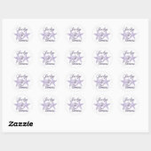 Gepersonaliseerde envelop afdichtingen ronde sticker (Vel)