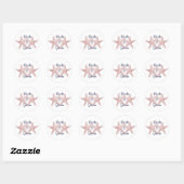 Gepersonaliseerde envelop afdichtingen ronde sticker (Vel)