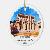 Gepersonaliseerde Ephesus Ornament, Turkije Keramisch Ornament (Links)