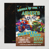 Gepersonaliseerde Epic Monster Truck Showdown Verj Kaart (Voorkant / Achterkant)