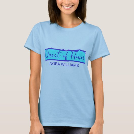 Gepersonaliseerde eregast T-shirt (Voorkant)