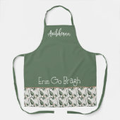 Gepersonaliseerde Erin Go Bragh Keltisch patroon Schort (Voorkant)