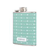 Gepersonaliseerde erlenmeyer heupfles (Links)