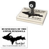 Gepersonaliseerde esdoorn houten stempels (Gestempeld)