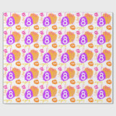 Gepersonaliseerde Esther 8e verjaardag verf dab wr Cadeaupapier (Vlak)