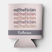 Gepersonaliseerde estheticiste Cosmetoloog Beautic Blikjeskoeler (Voorkant)