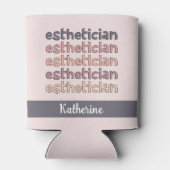 Gepersonaliseerde estheticiste Cosmetoloog Beautic Blikjeskoeler (Achterkant)