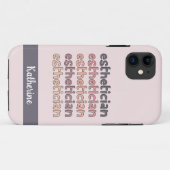 Gepersonaliseerde estheticiste Cosmetoloog Beautic Case-Mate iPhone Case (Achterkant (horizontaal))
