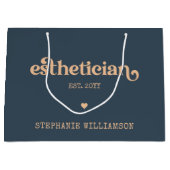 Gepersonaliseerde estheticiste Cosmetoloog Beautic Groot Cadeauzakje (Voorkant)