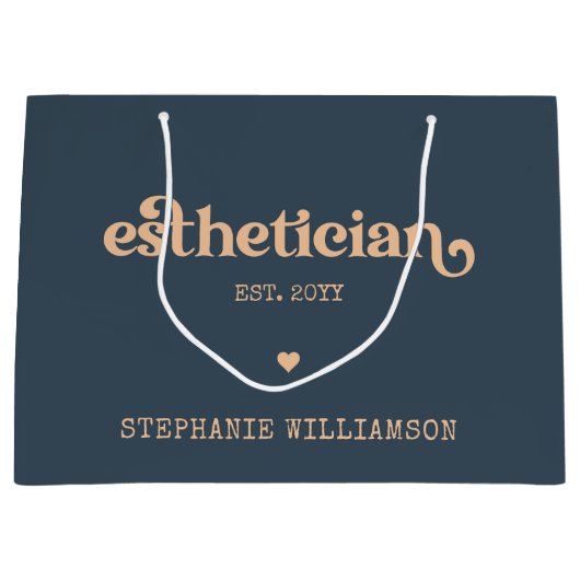 Gepersonaliseerde estheticiste Cosmetoloog Beautic Groot Cadeauzakje (Voorkant)