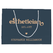 Gepersonaliseerde estheticiste Cosmetoloog Beautic Groot Cadeauzakje (Achterkant)