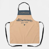 Gepersonaliseerde estheticiste Cosmetoloog Beautic Schort (Voorkant)