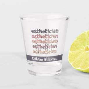 Gepersonaliseerde estheticiste Cosmetoloog Beautic Shot Glas