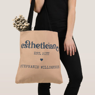 Gepersonaliseerde estheticiste Cosmetoloog Beautic Tote Bag