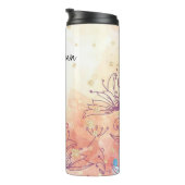 Gepersonaliseerde esthetische achtergrond thermosbeker (Geroteerd rechts)