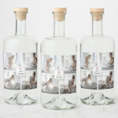 Gepersonaliseerde Eten & Drink Labels - Love You M Likeurfles Etiket (Flessen)