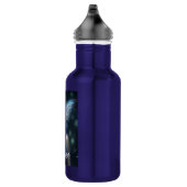 Gepersonaliseerde etherische mystieke blauwe fee waterfles  (Rechts)