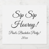 Gepersonaliseerde etiketten van bierflessen (Enkel label)