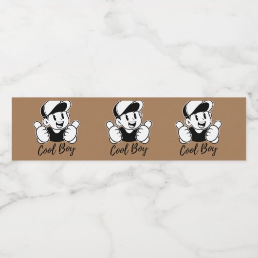 Gepersonaliseerde etiketten van de Waterfles voor  (Enkel label)