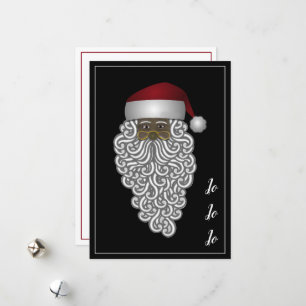 Gepersonaliseerde Etnische Latino Papa Noel Kerstm Feestdagenkaart