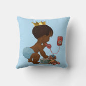 Gepersonaliseerde Etnische Prins Telefoon Teddy Be Kussen (Achterkant)