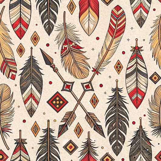 Gepersonaliseerde etnische servetten Classic Boho 