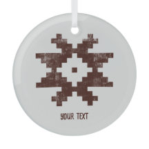 Gepersonaliseerde Etnische Ster Baltische Kerstmis