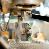 Gepersonaliseerde eucalyptus bruiloft Jubileum cad Koffiemok