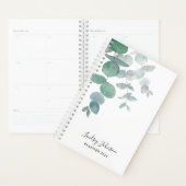 Gepersonaliseerde Eucalyptus Greenery Planner (Display)